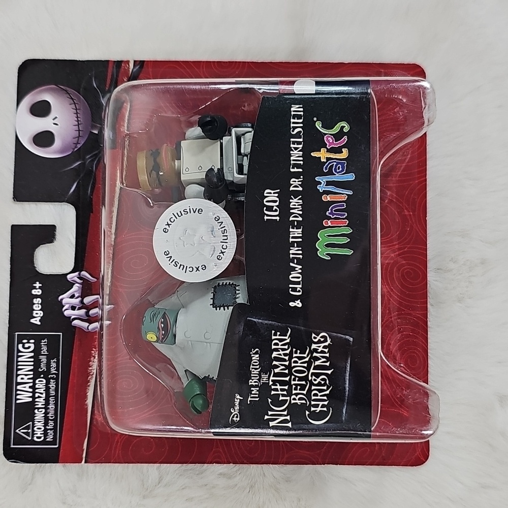 2017 MINIMATES--NIGHTMARE BEFORE CHRISTMAS--IGOR & DR FINKELSTEIN FIGURES